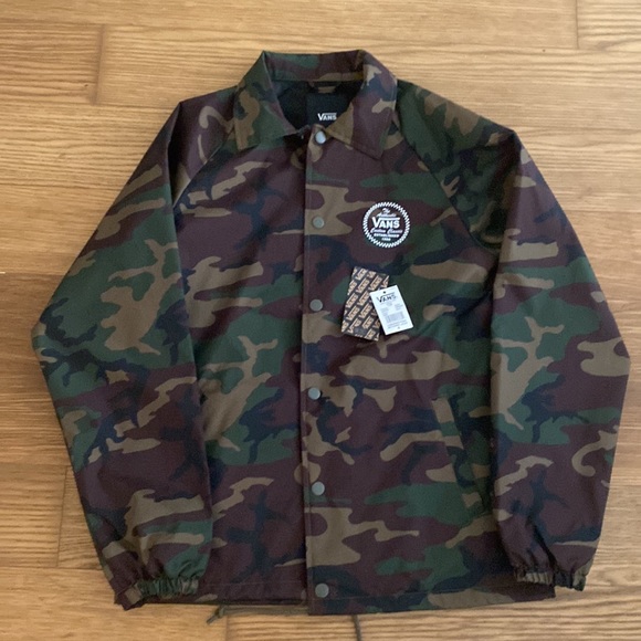 Vans Men's Camo Torrey Light Jacket Size S Small - Picture 6 of 9